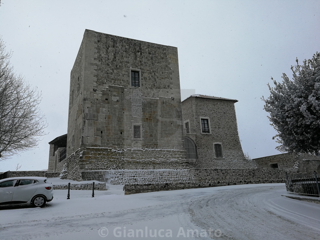 "Sant'Angelo dei Lombardi - Castello degli Imperiali" stock image