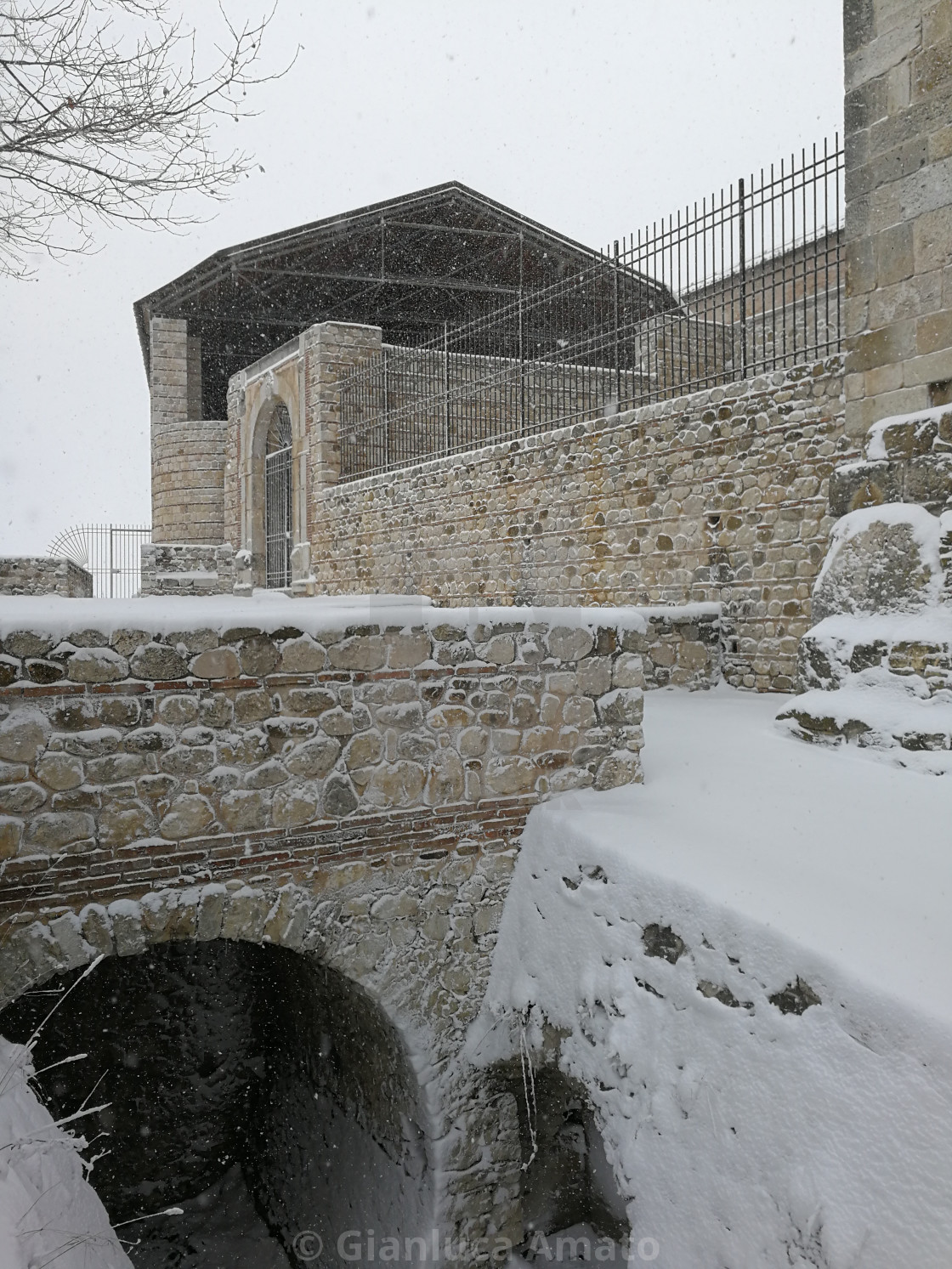 "Sant'Angelo dei Lombardi - Scorcio del Castello degli Imperiali" stock image