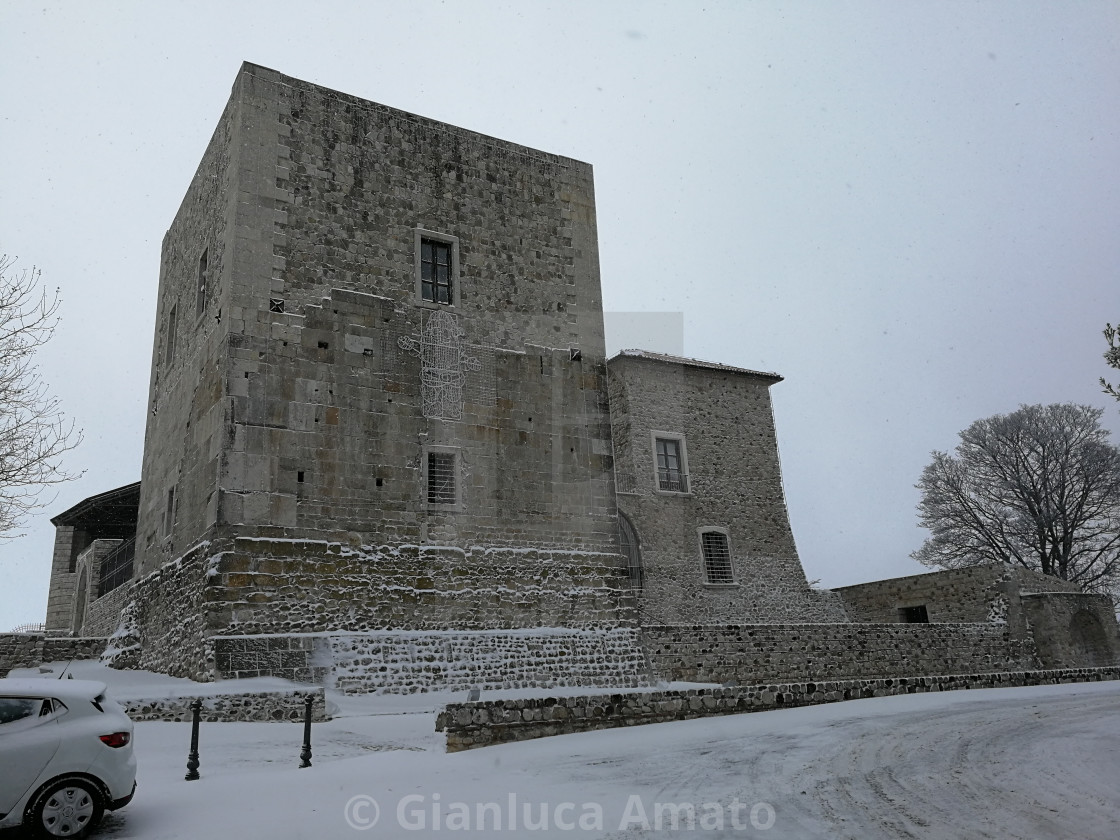 "Sant'Angelo dei Lombardi - Scorcio del castello" stock image