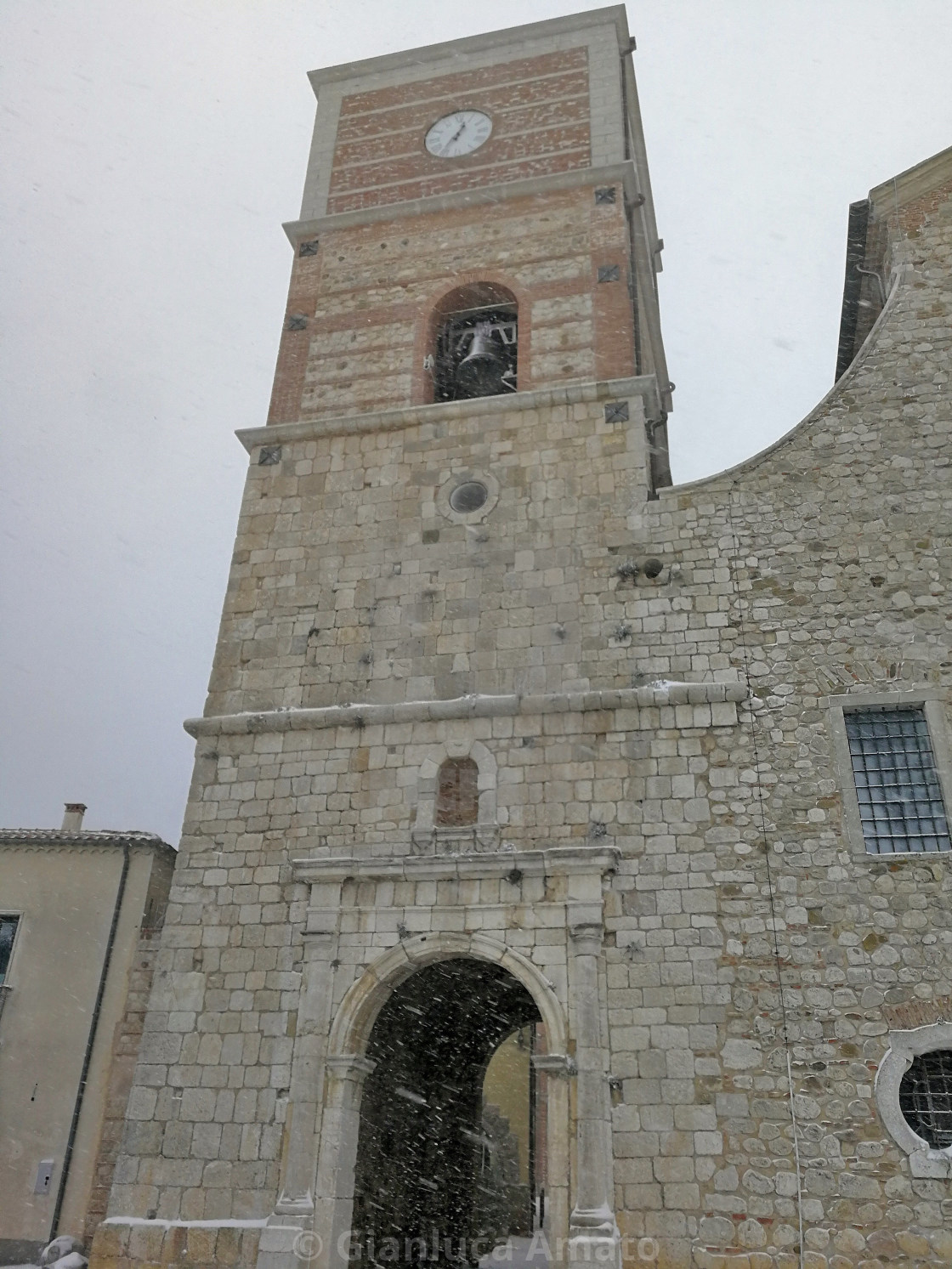 "Sant'Angelo dei Lombardi - Campanile della cattedrale" stock image