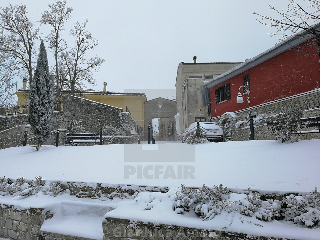 "Sant'Angelo dei Lombardi - Scorcio di Rampa San Nicola" stock image