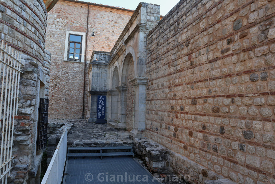 "Sant'Angelo dei Lombardi - Entrata del Museo dell'Opera del castello" by Gianluca Amato - $2.53 "Sant'Angelo dei Lombardi - Entrata del Museo dell'Opera del castello" stock image