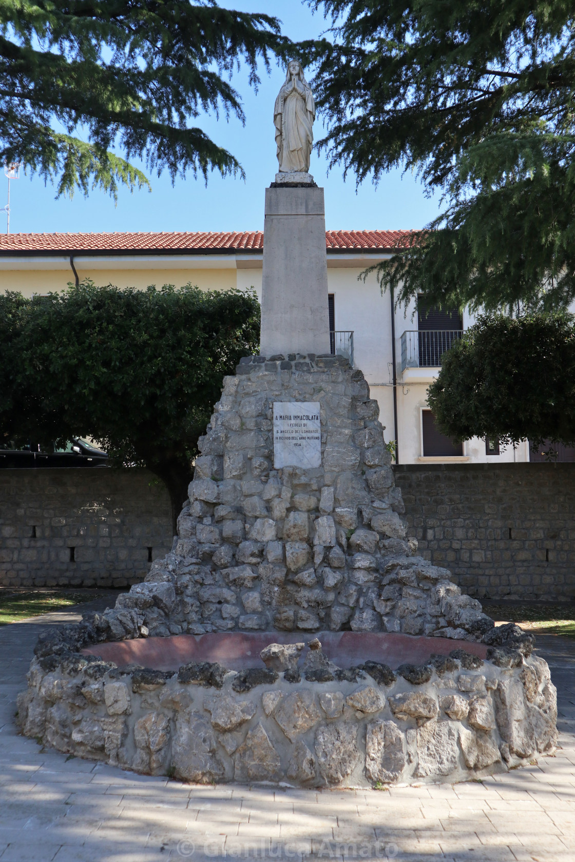 "Sant'Angelo dei Lombardi - Statua dell'Immacolata in villa comunale" by Gianluca Amato - $2.53 "Sant'Angelo dei Lombardi - Statua dell'Immacolata in villa comunale" stock image