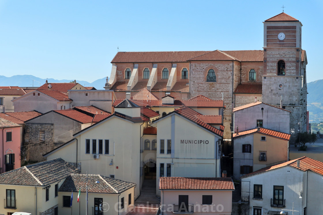 "Sant'Angelo dei Lombardi - Centro storico dal castello" by Gianluca Amato - $2.53 "Sant'Angelo dei Lombardi - Centro storico dal castello" stock image