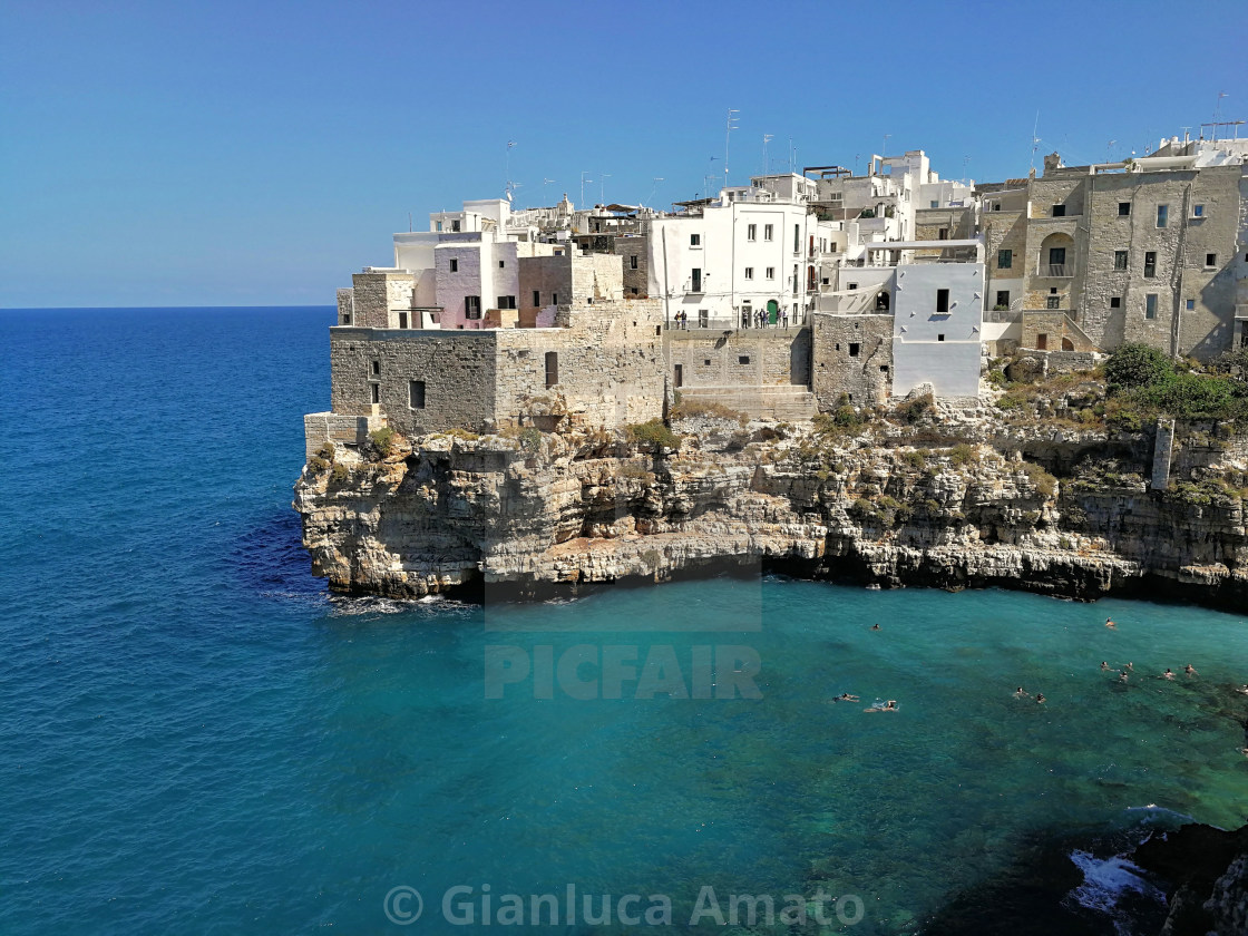 "Polignano a Mare - Borgo antico" stock image