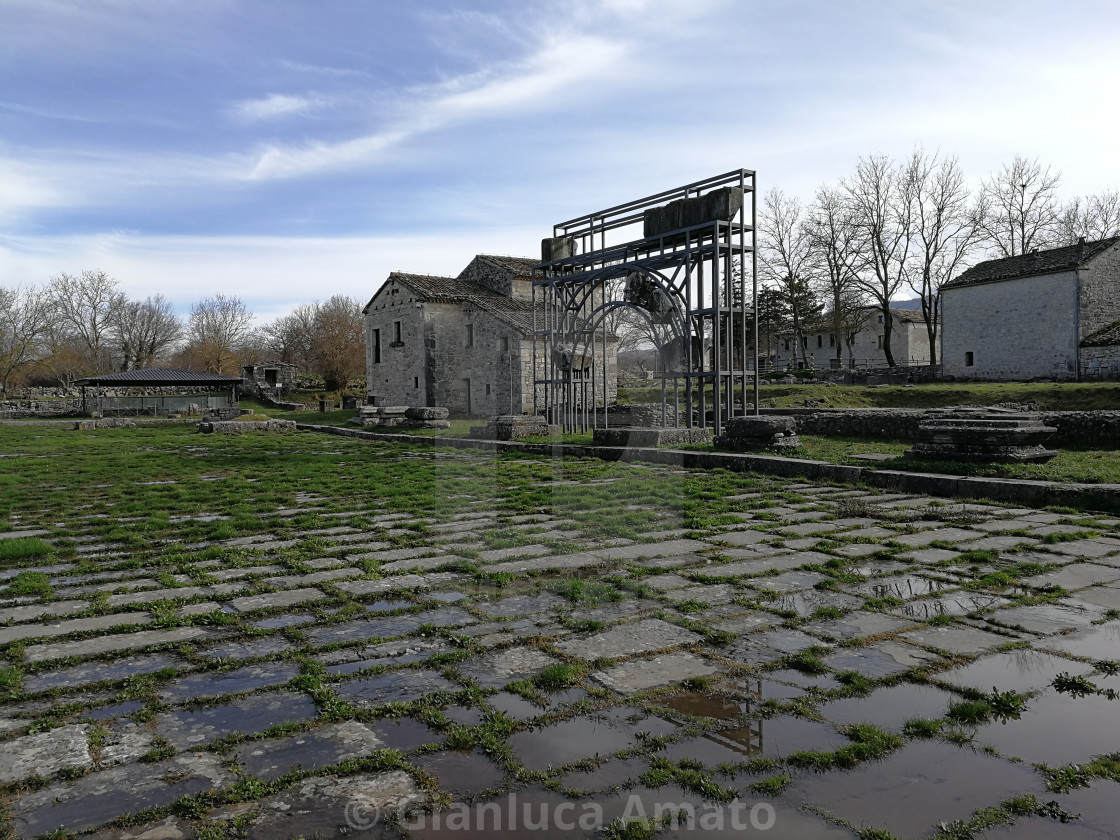 "Altilia - Foro romano" stock image