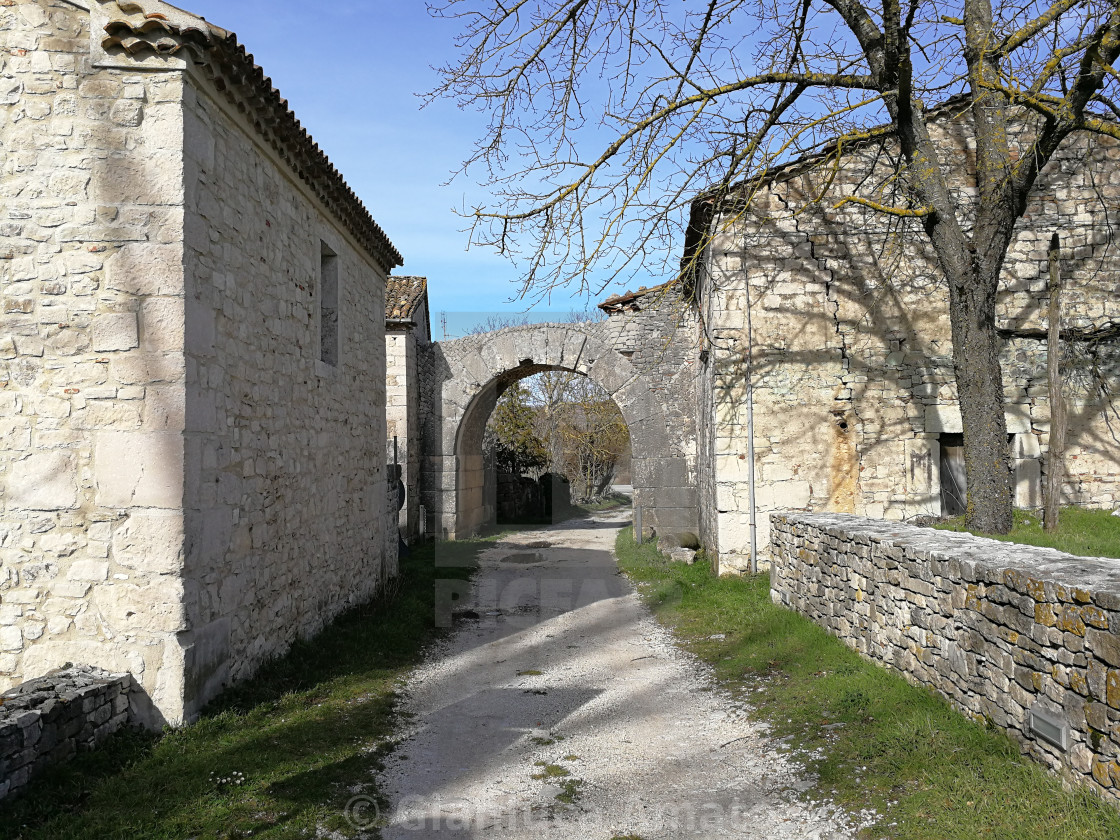 "Altilia - Porta Tammaro dall'interno" stock image