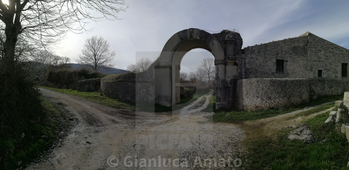 "Altilia - Panoramica di Porta Benevento" stock image