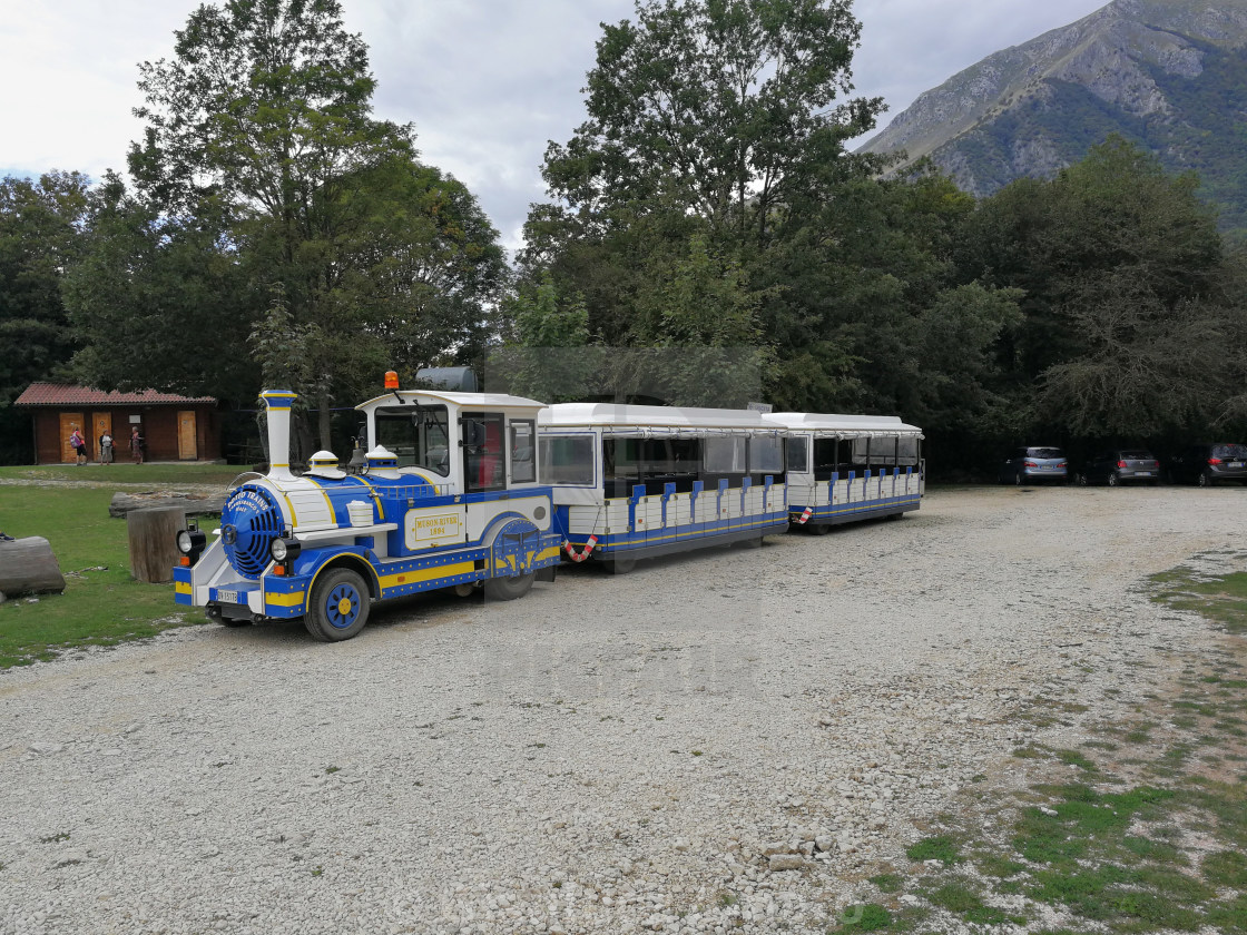 "Camosciara - Trenino turistico" stock image