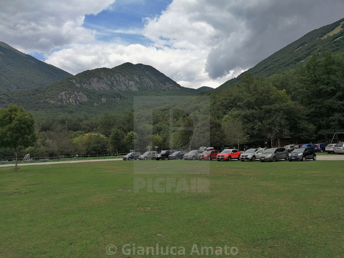 "Parcheggio della Camosciara" stock image