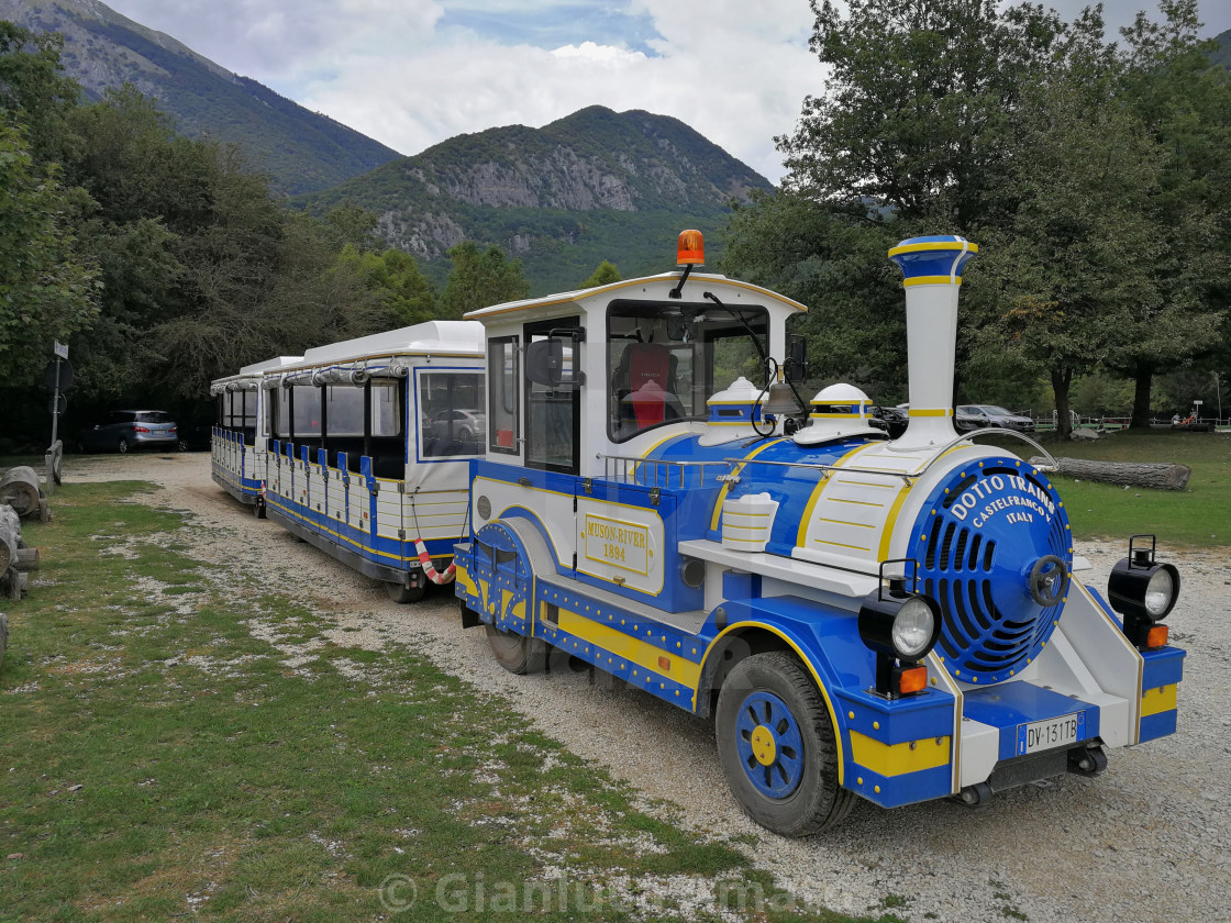 "Trenino della Camosciara" stock image