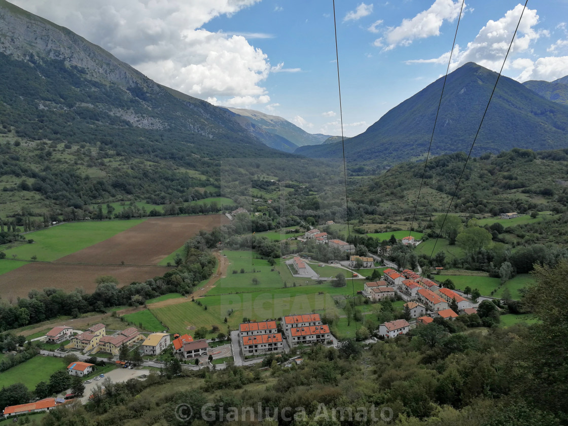 "Opi - Panorama dal Belvedere" stock image