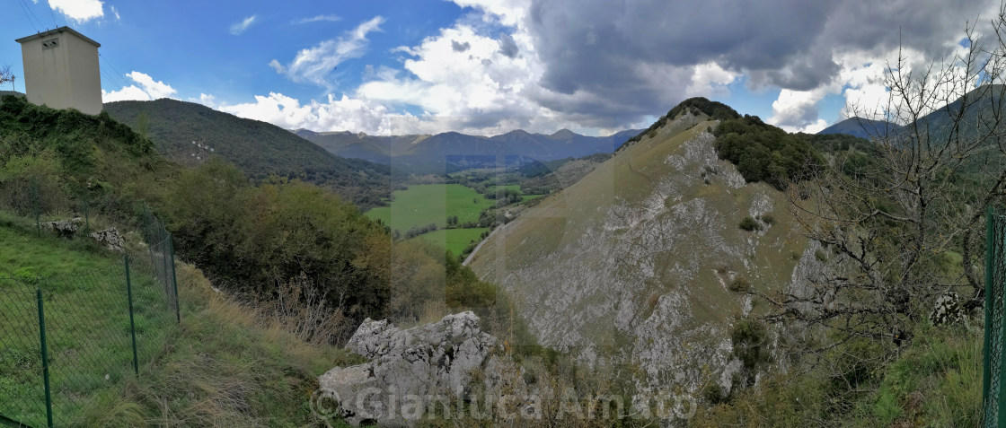 "Opi - Panoramica dal belvedere" stock image