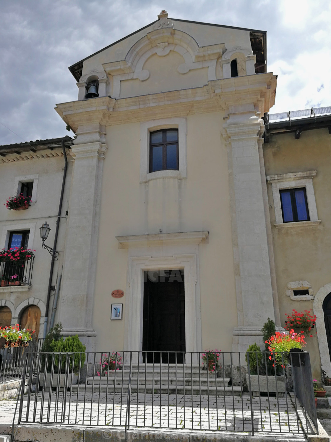 "Opi - Cappella gentilizia di San Giovanni Battista" stock image