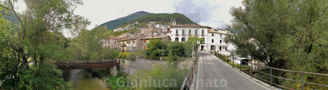 "Foto panoramica di Villetta Barrea" stock image