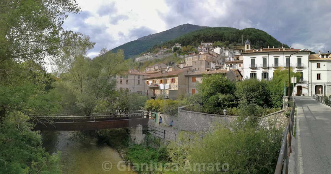 "Villetta Barrea - Scorcio panoramico" stock image