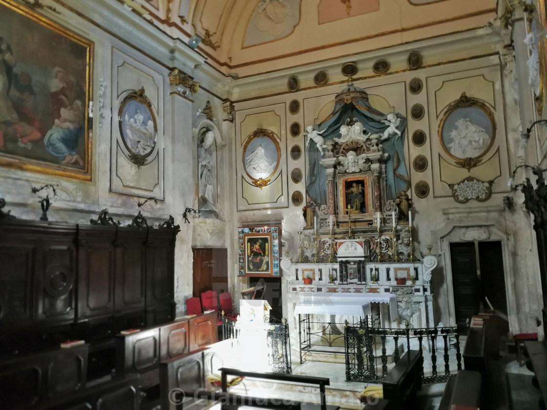 "Castel di Sangro - Cappella della Madonna del Rosario" stock image