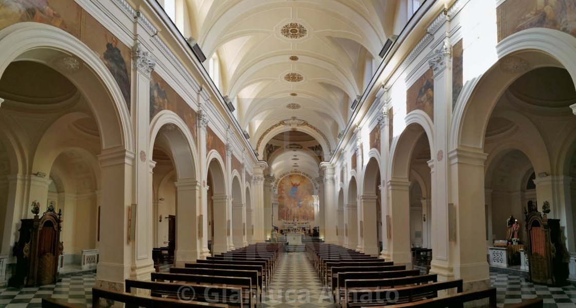 "Alife - Interno della Cattedrale" stock image