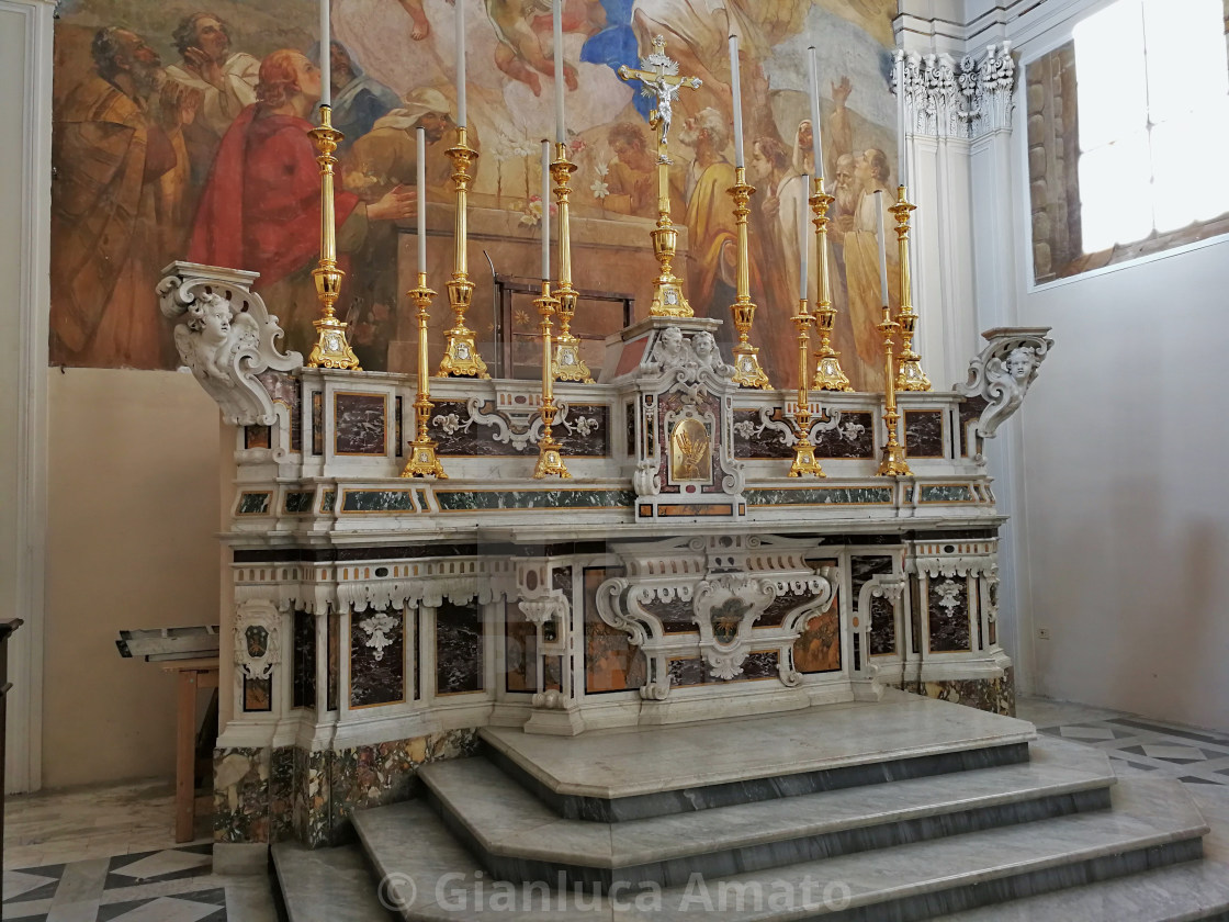 "Alife - Altare della Cattedrale" stock image