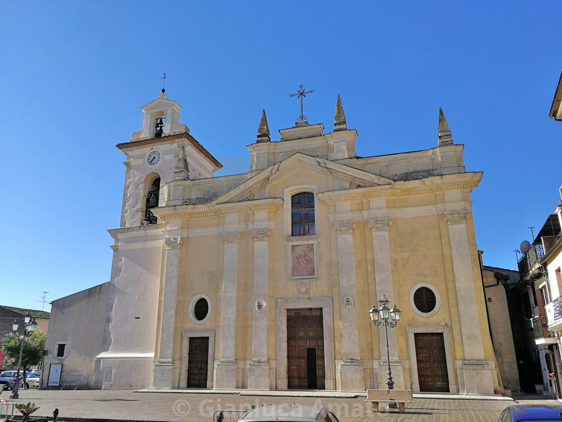 "Alife - Facciata della Cattedrale" stock image