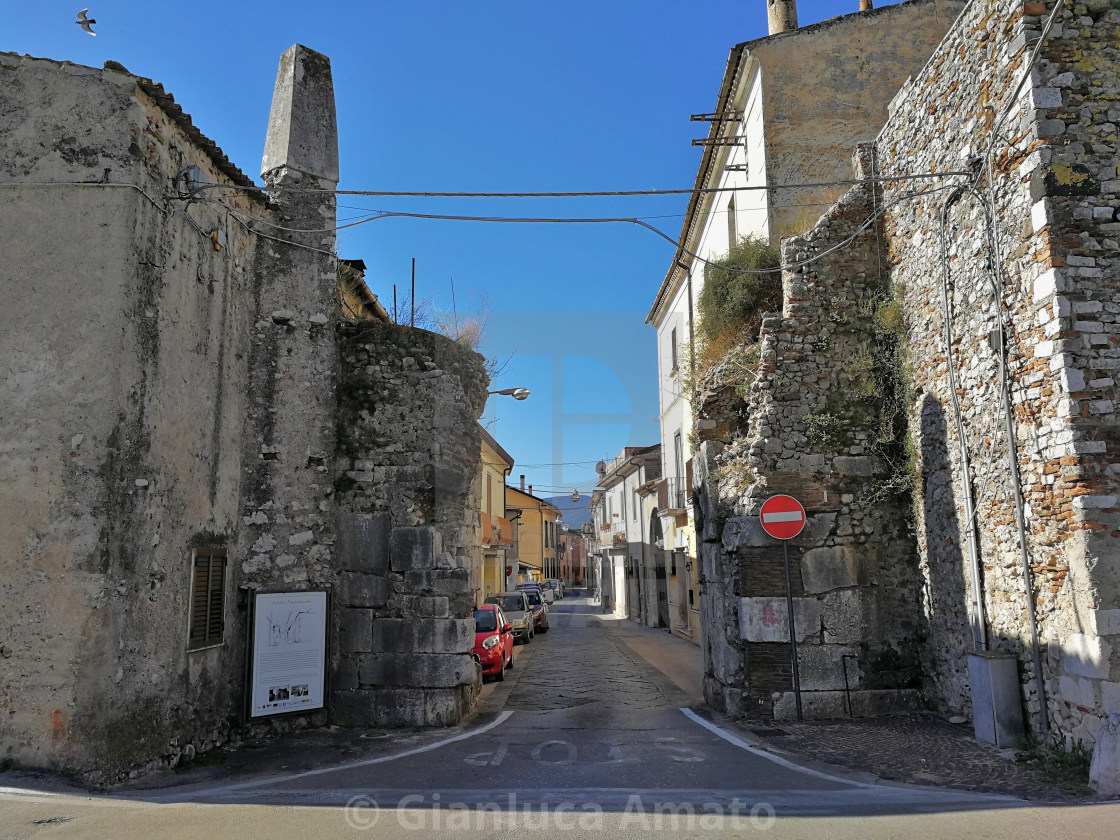 "Alife - Porta Piedimonte dall'esterno" stock image