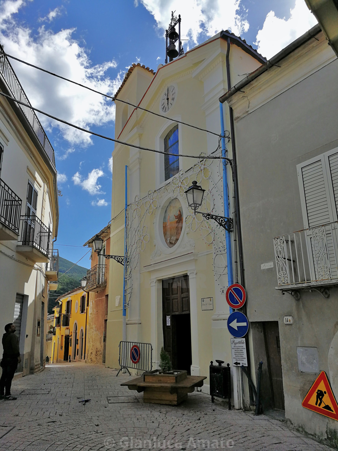 "Castello del Matese - Chiesa di Sant'Antonio" stock image