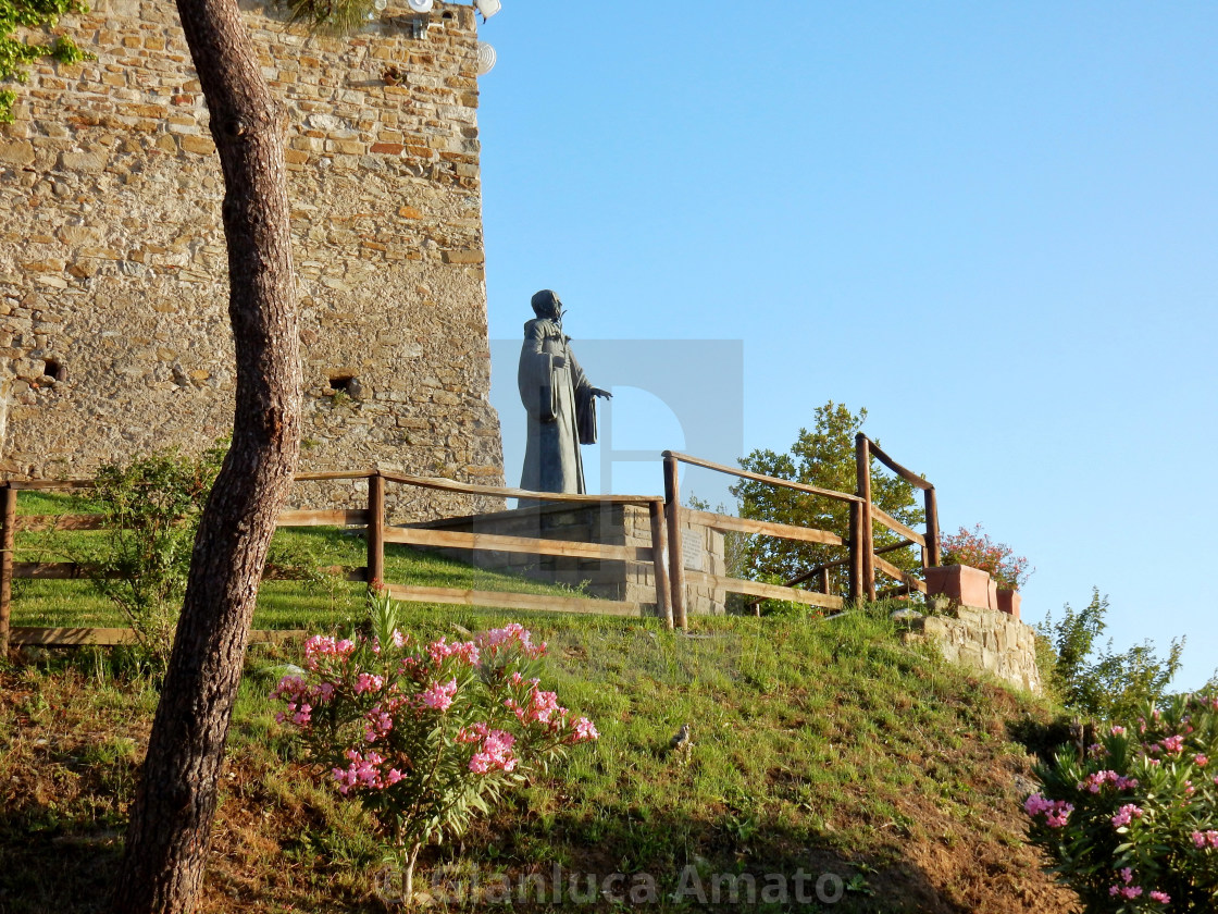 "Castellabate - Statua di San Costabile" stock image