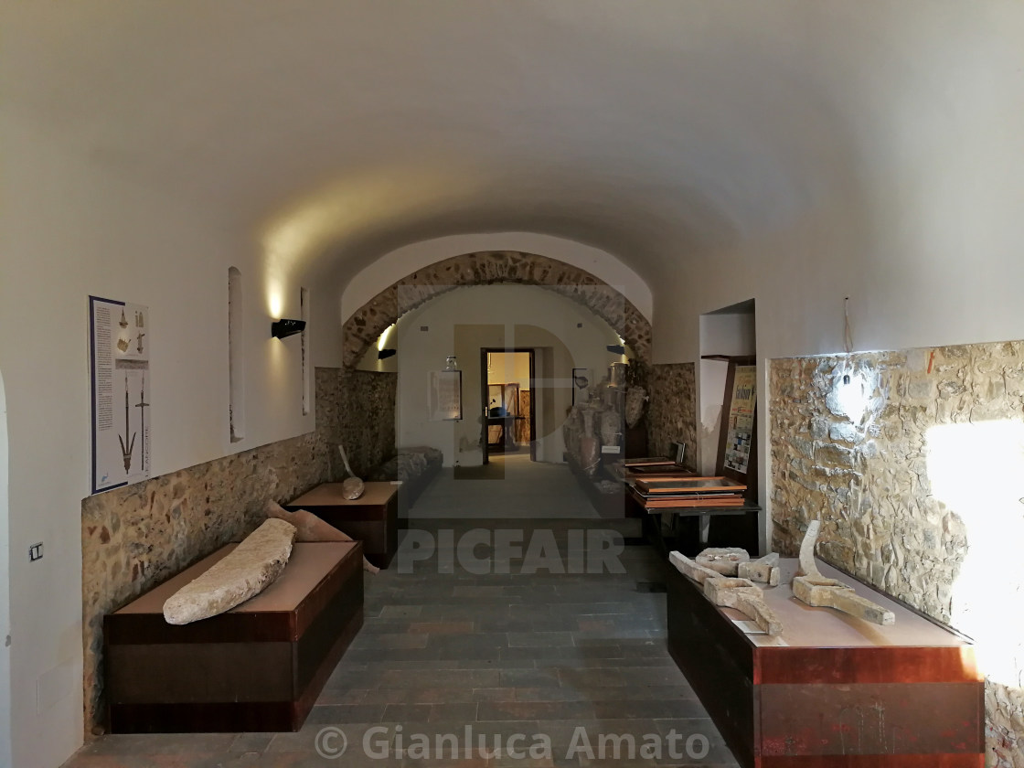 "Castellabate - Museo del Mare nel Castello dell'Abate" stock image