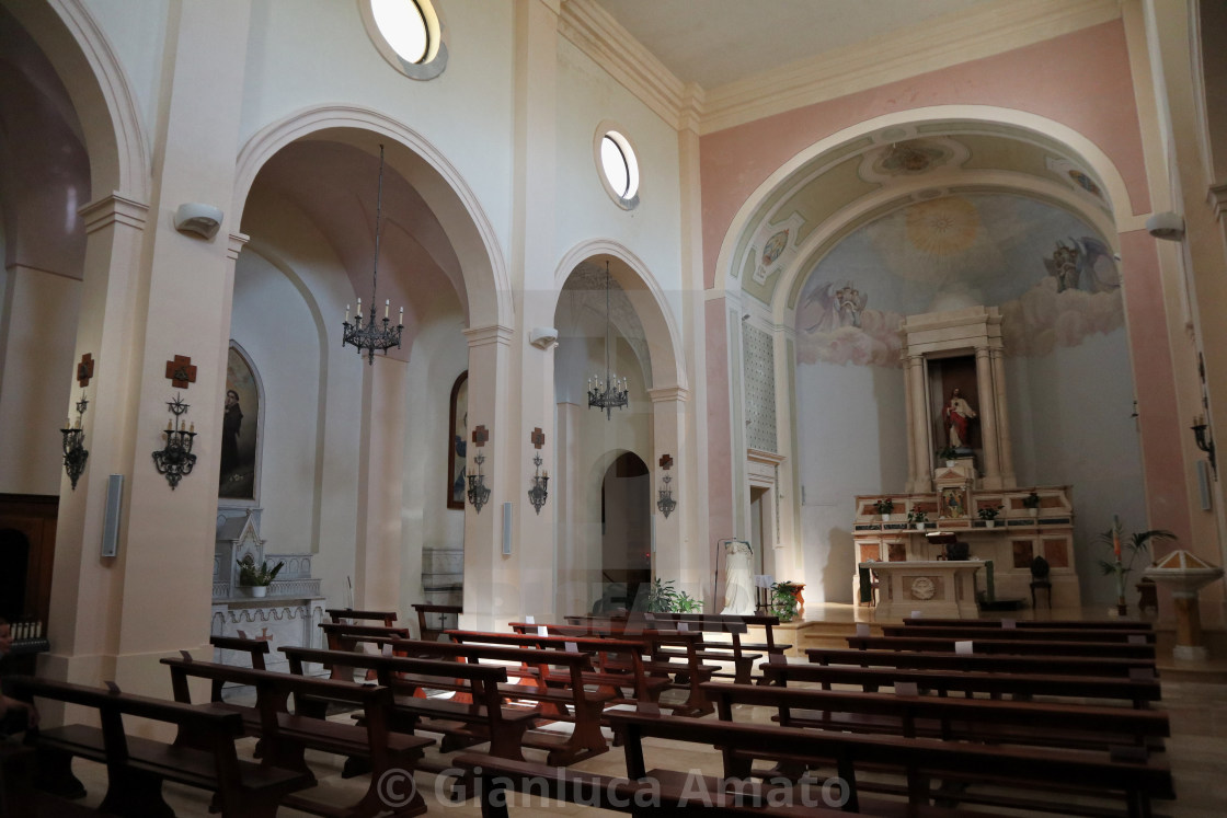 "Santa Cesarea Terme - Interno del Sacro Cuore" stock image