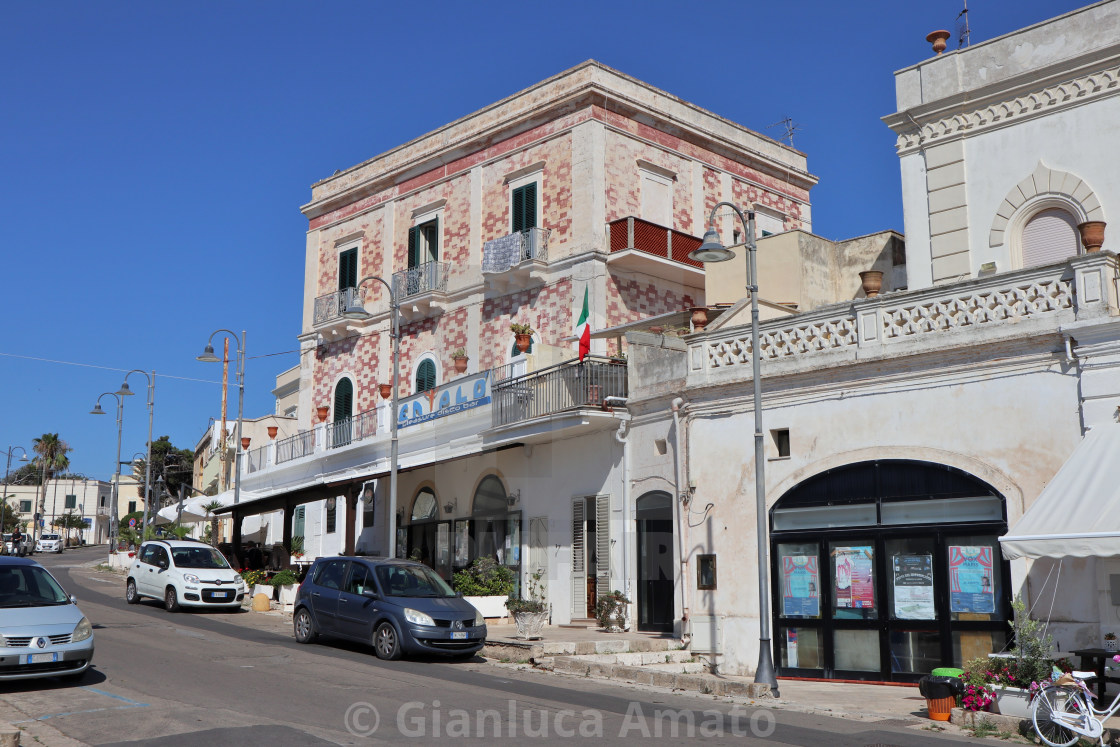 "Santa Cesarea Terme - Palazzo del borgo" stock image