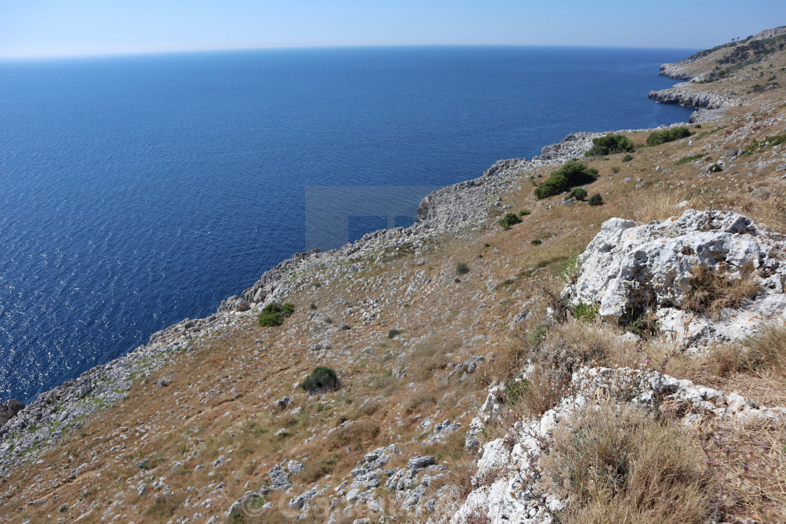 "Santa Cesarea Terme - Panorama da Torre Minervino" stock image