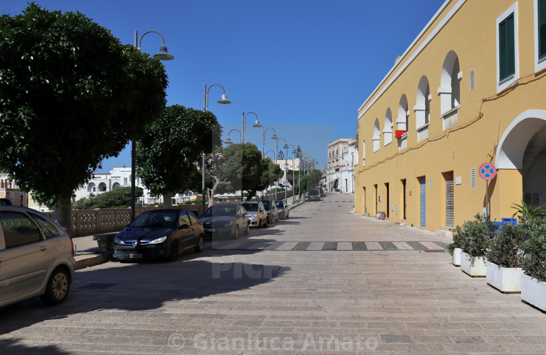 "Santa Cesarea Terme - Lungomare via Roma" stock image