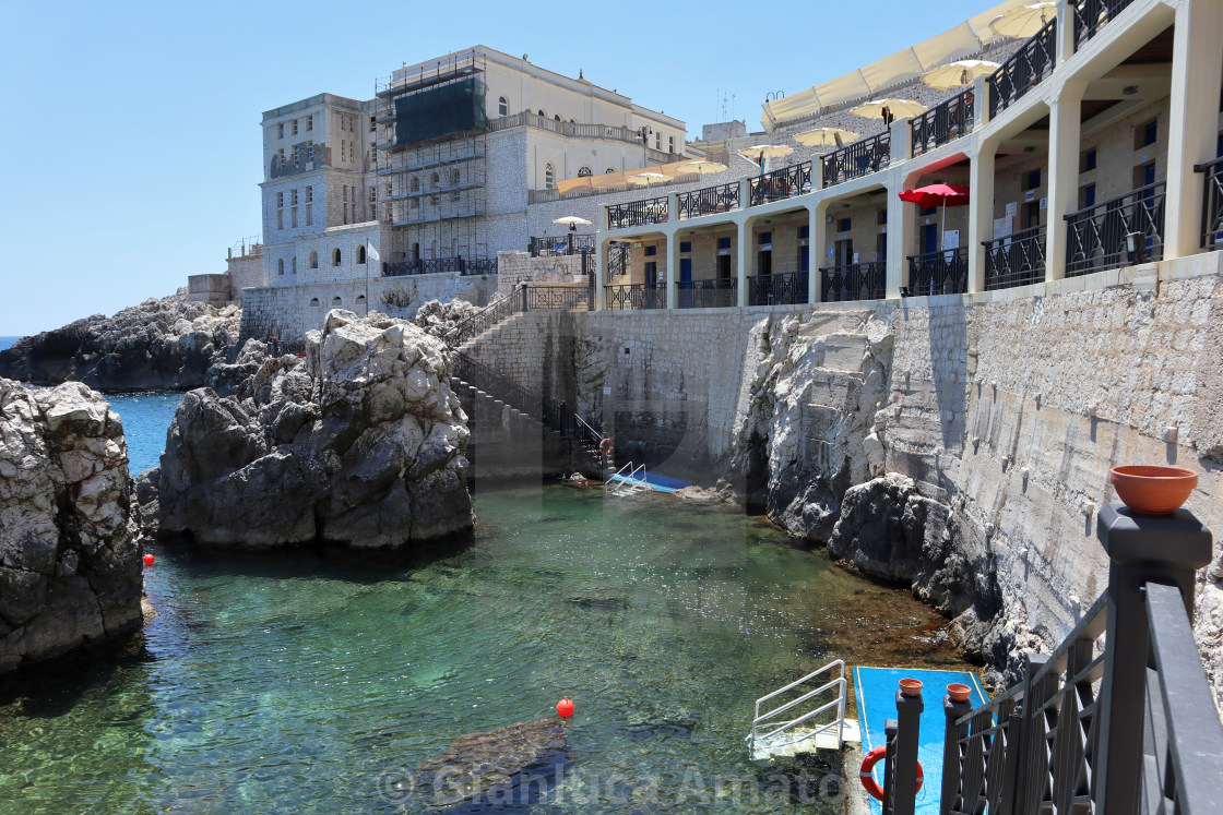 "Santa Cesarea Terme - Scorcio del Lido Caicco" stock image