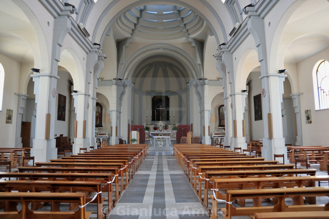 "Calitri - Navata di San Canio Martire" stock image