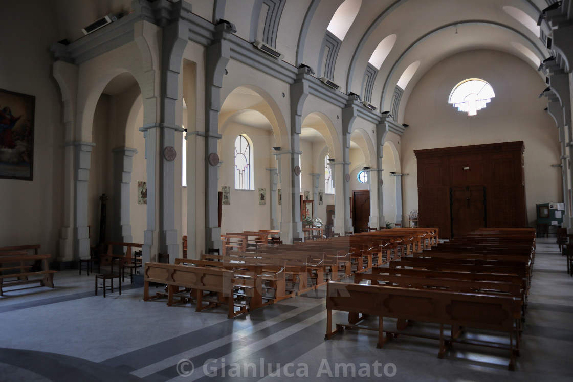 "Calitri - Interno della Chiesa di San Canio" stock image