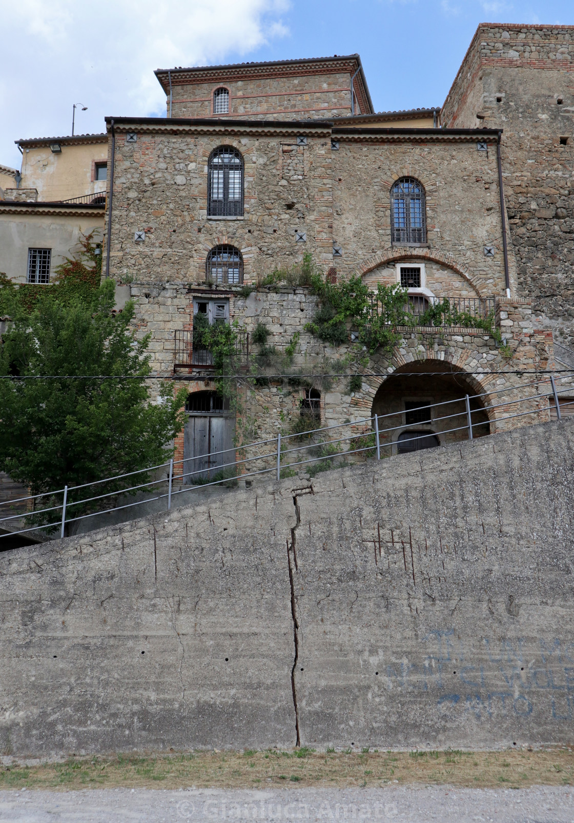 "Calitri - Borgo in dissesto" stock image