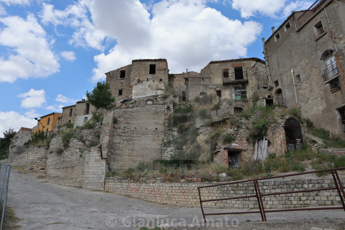 "Calitri - Scorcio del borgo vecchio" stock image