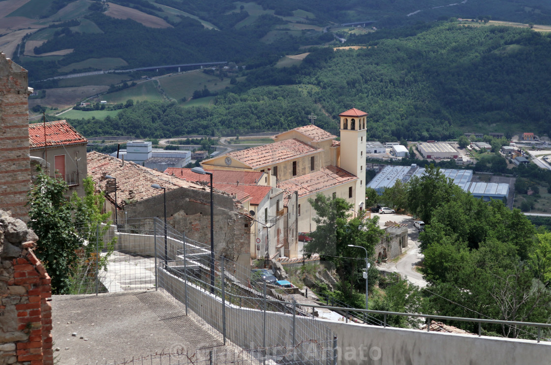 "Calitri - Scorcio della Chiesa dell'Immacolata Concezione" stock image