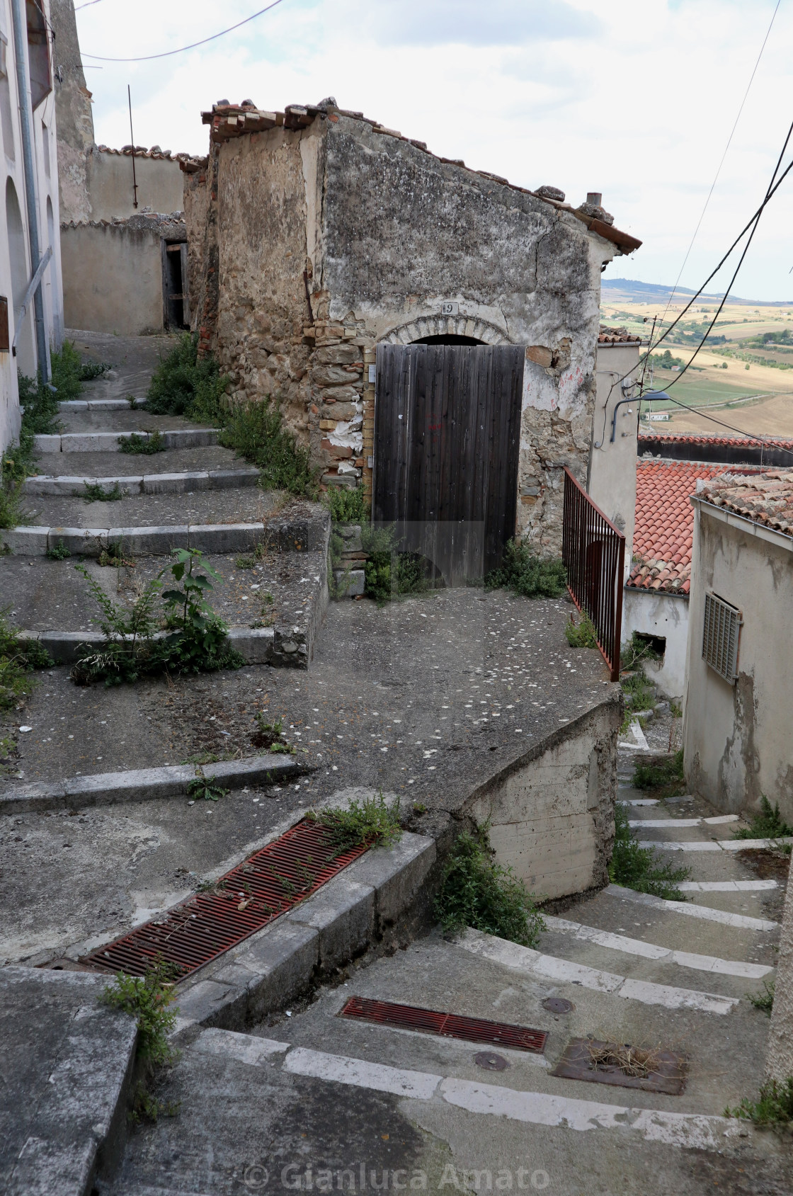 "Calitri - Vicoli del borgo" stock image