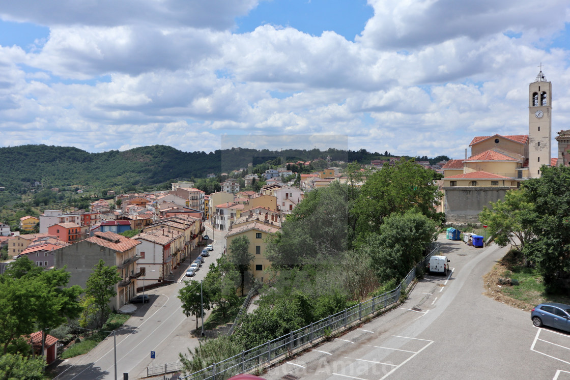 "Calitri - Scorcio del nuovo borgo" stock image