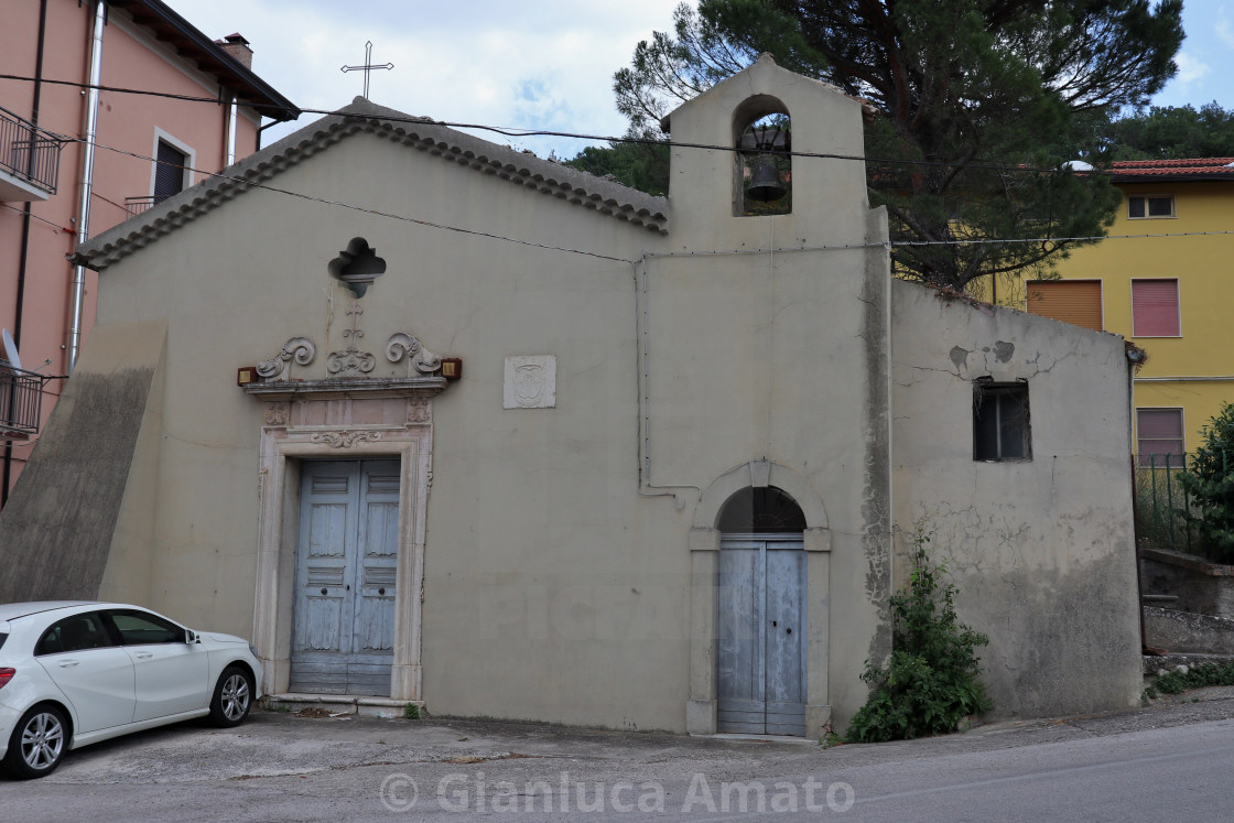 "Calitri - Chiesetta di San Bernardino" stock image