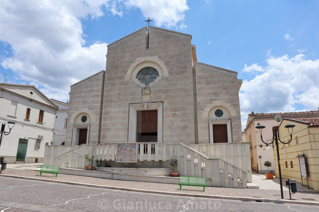 "Calitri - Chiesa di San Canio Martire" stock image