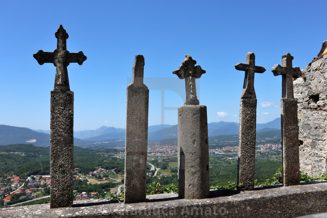 "Pesche - Croci del borgo" by Gianluca Amato - $2.54 "Pesche - Croci del borgo" stock image