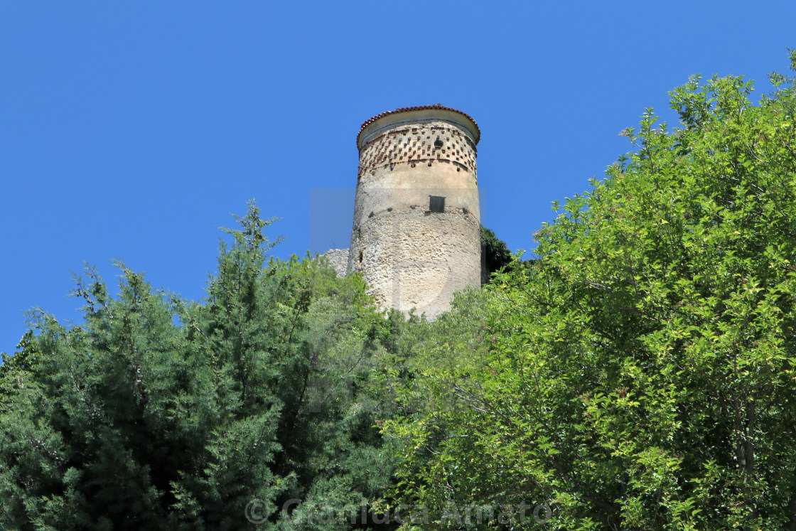 "Pesche - Scorcio della torre" by Gianluca Amato - $2.54 "Pesche - Scorcio della torre" stock image