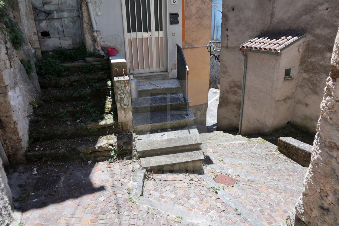 "Pesche - Scalette del borgo" by Gianluca Amato - $2.54 "Pesche - Scalette del borgo" stock image