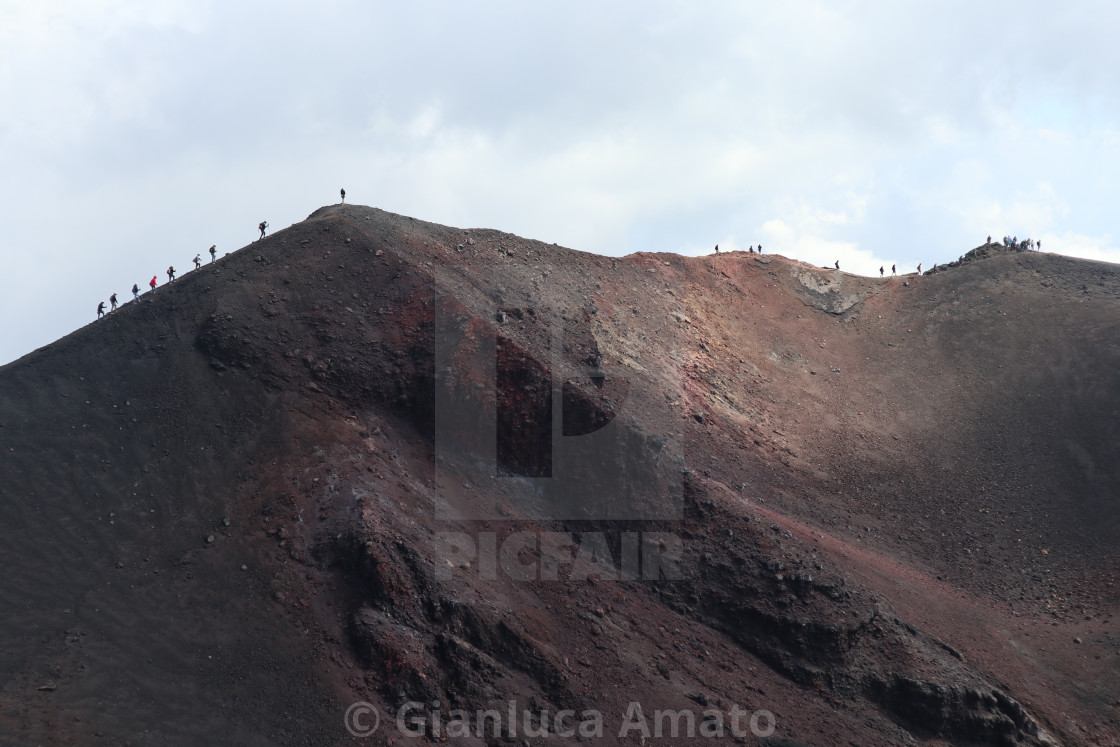 "Etna - Bordo del Cratere Barbagallo inferiore" stock image