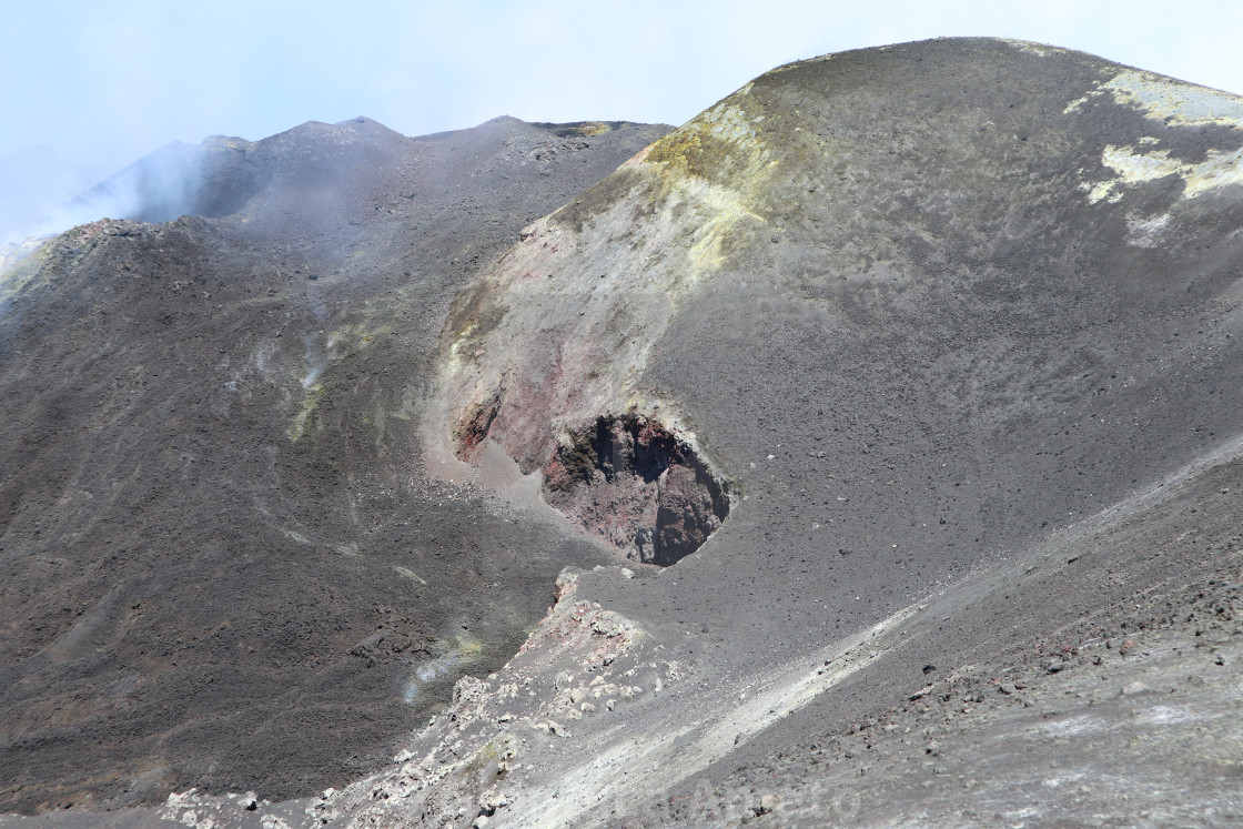 "Etna - Buco nel cratere Bocca Nuova" stock image