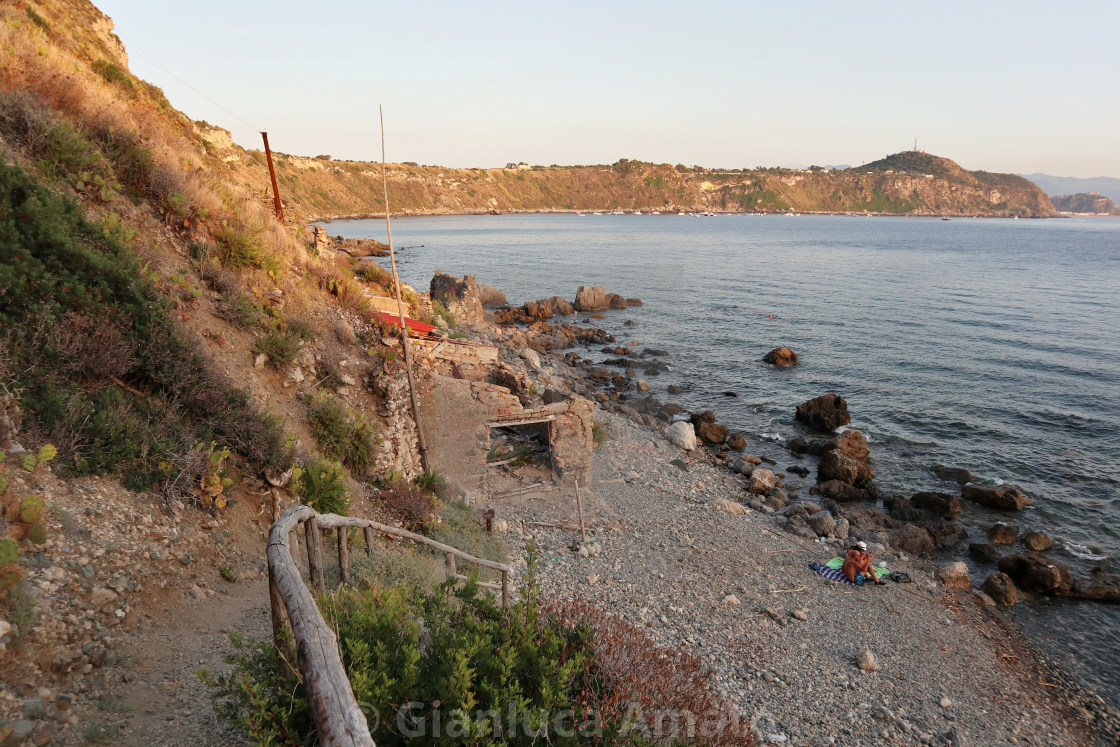 "Milazzo - Sentiero di Capo Milazzo" stock image