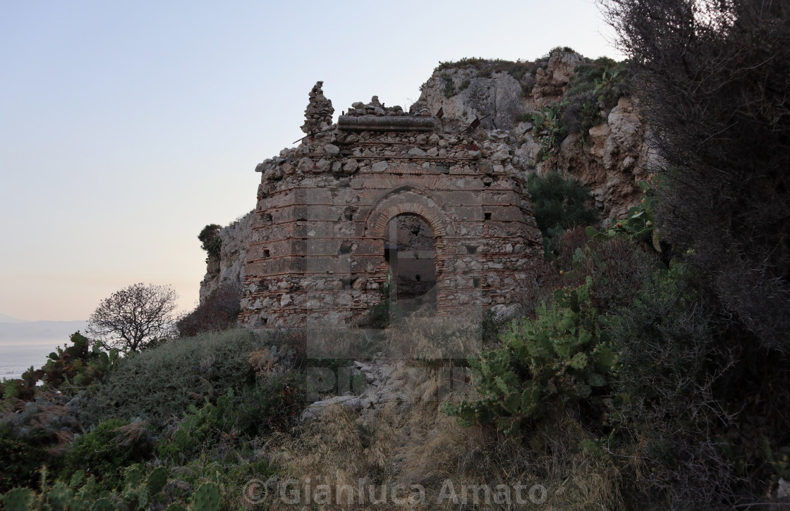 "Milazzo - Torre del Palombaro a Capo Milazzo" stock image