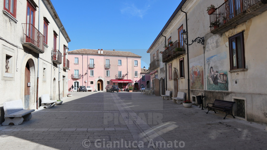 "Nusco - Scorcio di Via Roma" stock image